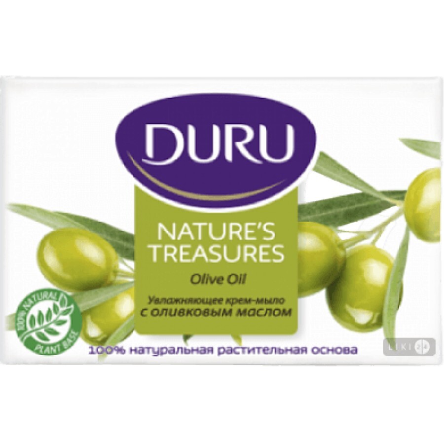 Крем-мило Duru Nature's Treasures з оливковою олією, 4*75 г: ціни та характеристики