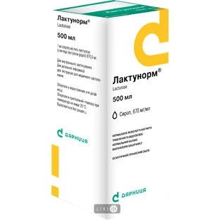 Лактунорм 670 мг/мл сироп, 500 мл