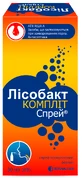 Лисобакт Комплит оромукозный спрей, раствор 30 мл, с насосом-распылителем и аппликатором