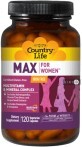 Вітамінно-мінеральний комплекс Country Life Max for Women для жінок без заліза 120 желатинових капсул