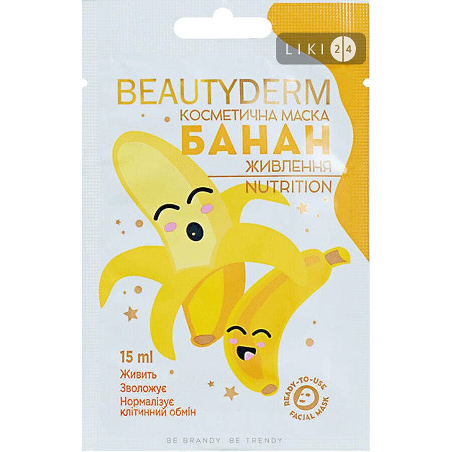 Маска кремова Beauty Derm Банан живлення 15 мл: ціни та характеристики