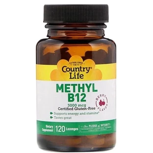 Витаминно-минеральный комплекс Country Life Methyl B12 3000 мкг, 120 пастилок