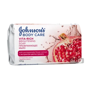 Тверде мило Johnson's Body Care Vita Rich з екстрактом квітки граната, 125 г
