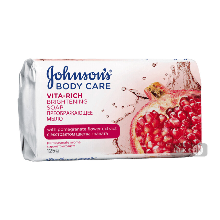 Твердое мыло Johnson's Body Care Vita Rich преображающее с экстрактом цветка граната, 125 г: цены и характеристики