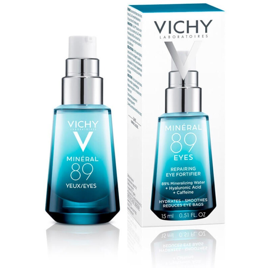 Гель для відновлення і зволоження шкіри навколо очей Vichy Мінерал 89 15 мл: ціни та характеристики