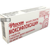 Моксифлоксацин табл. в/о 400 мг блістер №5