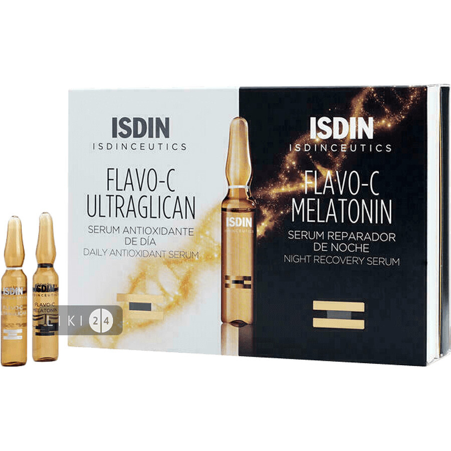Набір сироваток Isdin Flavo-c Ultraglican 10х2 мл: ціни та характеристики