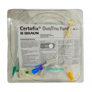 Набір Certofix Duo 720 для катетеризації центральних вен, двоканальний катетер 16G/16G