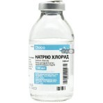 Натрію хлорид р-н д/інф. 9 мг/мл пляшка скляна 100 мл: ціни та характеристики