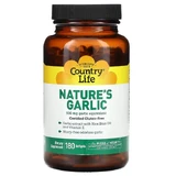 Натуральна добавка Country Life Natures Garlic (Натуральний часник) 180 капсул