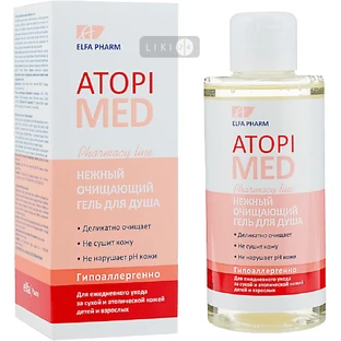Гель для душа Elfa Pharm Atopi Med Нежный очищающий, 150 мл