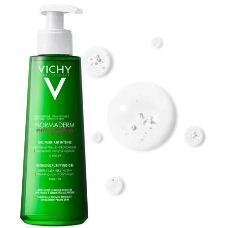 Гель Vichy Normaderm Phytosolution для глибокого очищення жирної, схильної до недоліків шкіри, 200 мл: ціни та характеристики