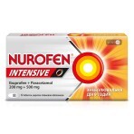Нурофен Интенсив таблетки п/о №6, обезболивающее действие ибупрофена + парацетамола: цены и характеристики