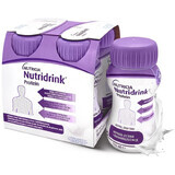 Ентеральне харчування Нутрідрінк Протеїн з нейтральним смаком 4х125 мл. Харчовий продукт для спеціальних медичних цілей для дітей від 6 років і дорослих