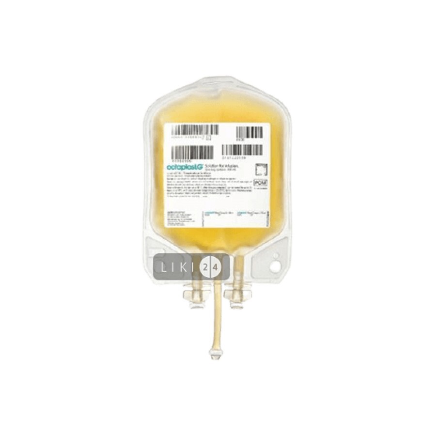 Октаплас ЛГ розчин 45 -70 мг/мл група крові B (III) контейнер, 200 мл: ціни та характеристики