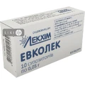 Евколек супозиторії по 0.05 г №10