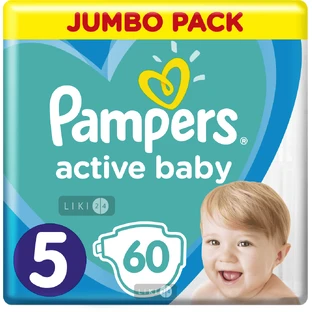 Підгузки Pampers Active Baby 5 Junior 11-16 кг 60 шт