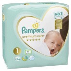 Підгузки Pampers Premium Care Newborn 1 2-5 кг 26 шт: ціни та характеристики