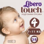 Підгузки дитячі Libero Touch 4 7-11 кг 38 шт: ціни та характеристики
