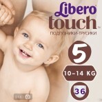 Підгузки дитячі Libero Touch 5 10-14 кг 36 шт: ціни та характеристики