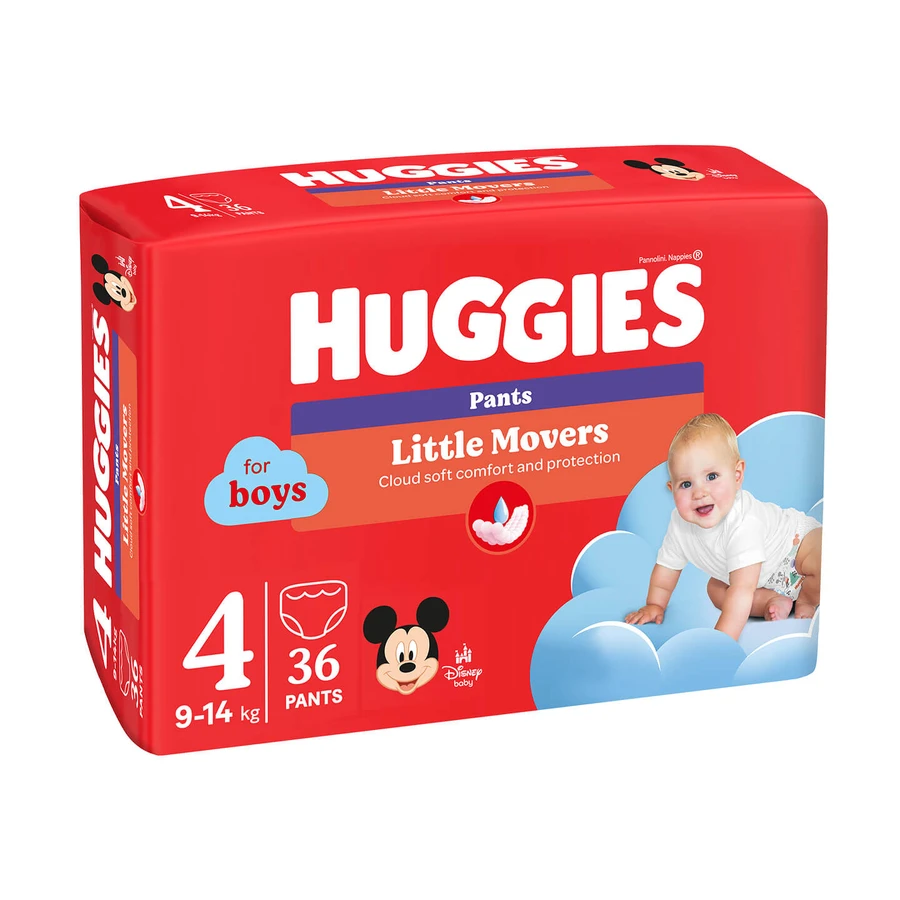 Трусики-підгузки Huggies Pants Boy 4 для хлопчиків 9-14 кг 36 шт: ціни та характеристики