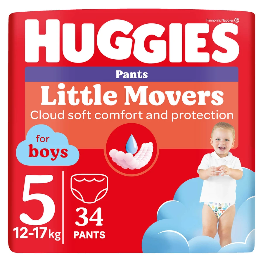 Трусики-підгузки Huggies Pants Boy 5 для хлопчиків 12-17 кг 34 шт: ціни та характеристики