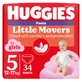 Трусики-подгузники Huggies для девочек 5 12-17 кг 34 шт