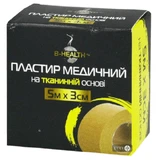 Пластир медичний B-Heаlth на тканинній основі 5 м х 3 см 1 шт