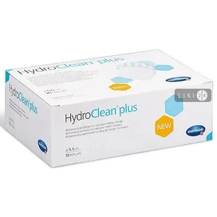 Пов'язка активована на рану для терапії у вологому середовищі hydroclean plus (гідроклін плюс) d-5,5 см №10