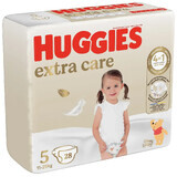 Подгузники Huggies Extra Care Jumbo 5 12-22 кг 28 шт