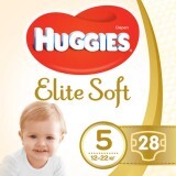 Подгузники Huggies Elite Soft Jumbo 5 12-22 кг 28 шт