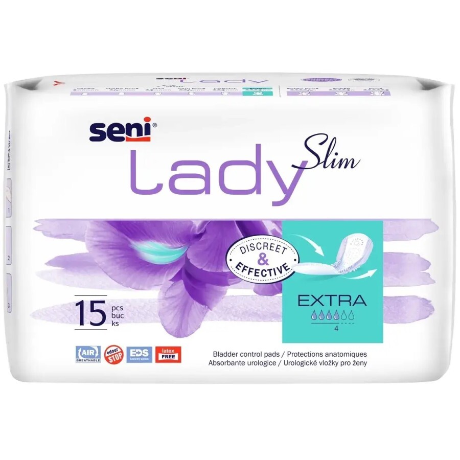 Прокладки урологические Seni Lady Slim Extra, 15 шт: цены и характеристики