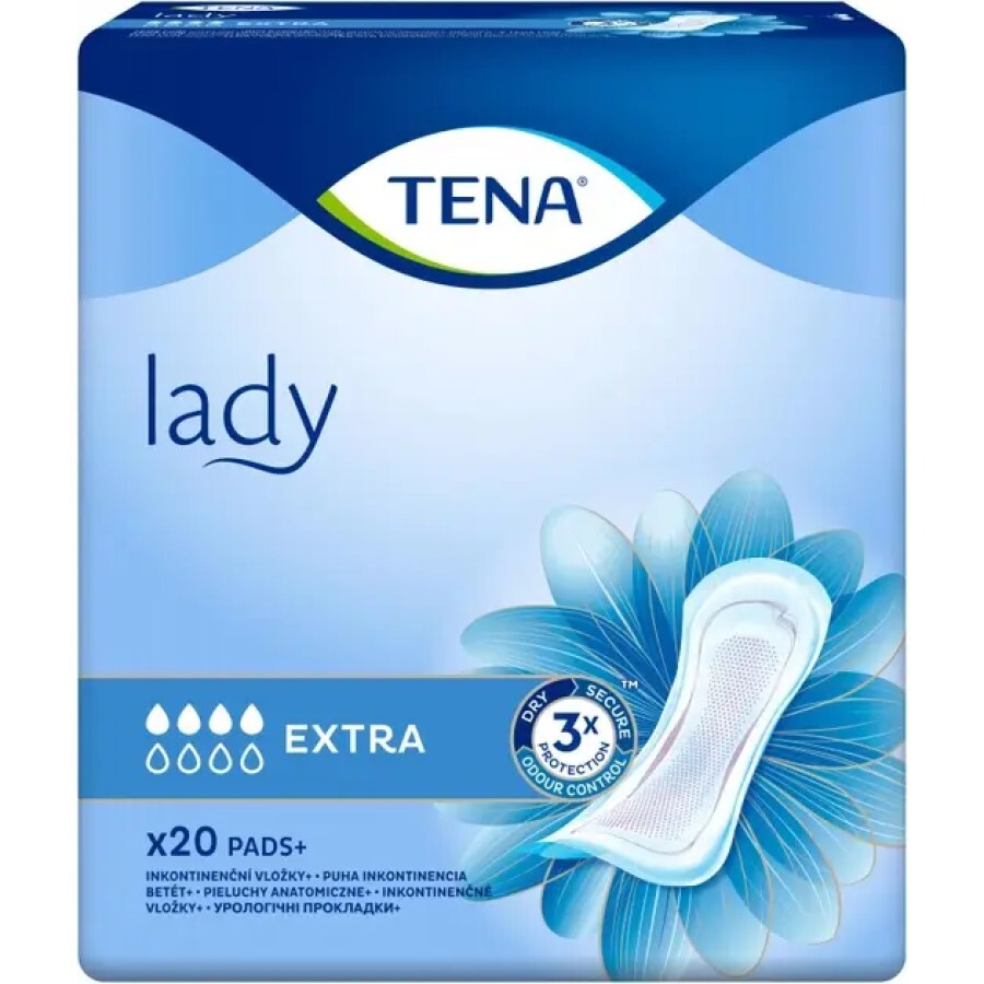 Урологические прокладки Tena Lady Extra 20 шт: цены и характеристики