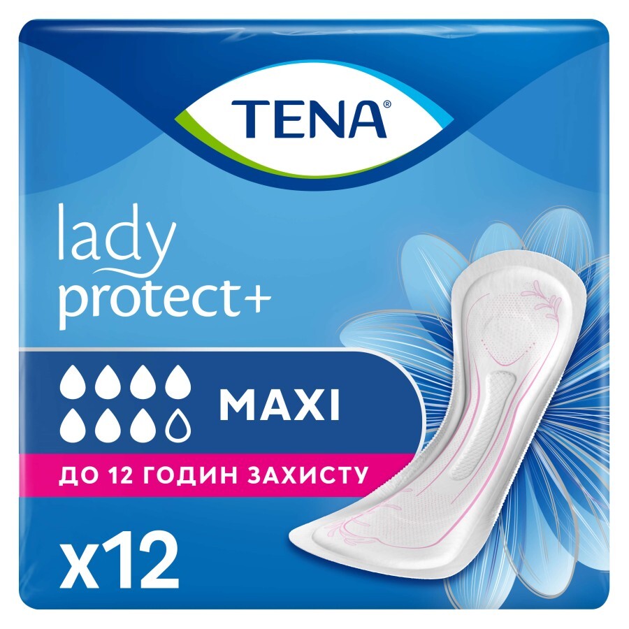 Урологічні прокладки Tena Lady Maxi Insta Dry 12 шт: ціни та характеристики