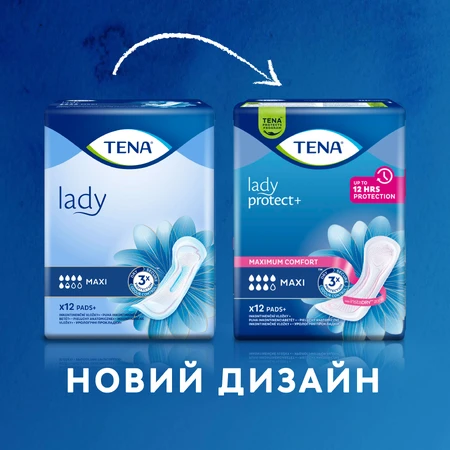 Урологічні прокладки Tena Lady Maxi Insta Dry 12 шт: ціни та характеристики