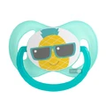 Пустушка силіконова Canpol Babies So Cool симетрична 6-18 міс бірюзова 22-522_tur