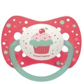 Пустушка силіконова Canpol Babies Cupcake симетрична рожева 6-18 міс 1 шт 23/283