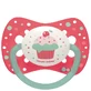 Пустушка силіконова Canpol Babies Cupcake симетрична рожева 6-18 міс 1 шт 23/283