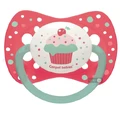 Пустушка силіконова Canpol Babies Cupcake симетрична сіра 18+ міс 1 шт 23/284