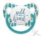 Пустышка силиконовая Canpol Babies Wild Nature анатомическая 6-18 мес бирюзовая 1 шт 23/286