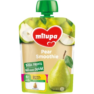 Фруктовое пюре Milupa Груша с 6 месяцев 80 г