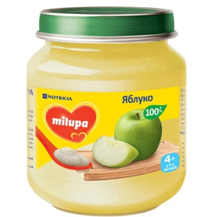 Пюре Milupa Яблоко, 125 г, с 4 месяцев