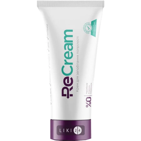 Детский крем ReCream для предотвращения опрелости туба, 30 мл: цены и характеристики