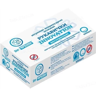 Перчатки смотровые Dr.White Premium латексные без пудры, размер L, нестерильные, пара