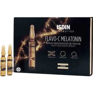 Сыворотка Isdin Flavo-C Melatonin для лица ночная восстанавливающая 10 х 2 мл