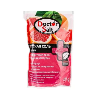 Морская соль для ванн Doctor Salt Стройная фигура с экстрактами 530 г дой-пак