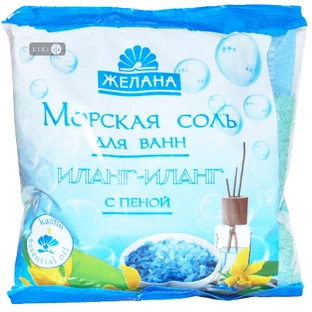 Соль для ванн Желана Иланг-иланг с пеной и каолином 500 г