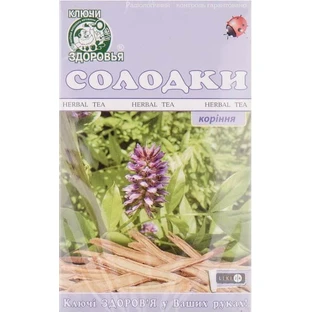 Солодки корінь фільтр-пакет 1,5 г, №20