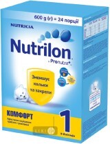 Сухая молочная смесь Nutrilon Комфорт 1 для питания детей от 0 до 6 месяцев, 600 г