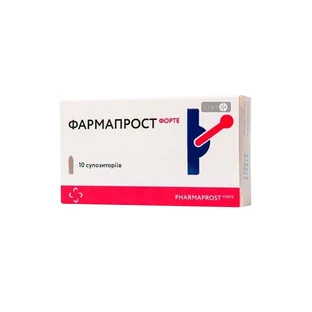 Суппозитории Фармапрост Форте с экстрактом простаты и маслом семян амаранта, №10